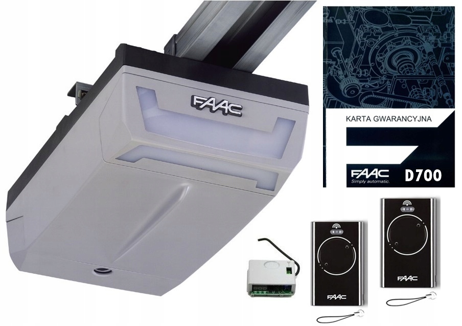 

Napęd do bramy segmentowej uchylnej Faac D700 Hs