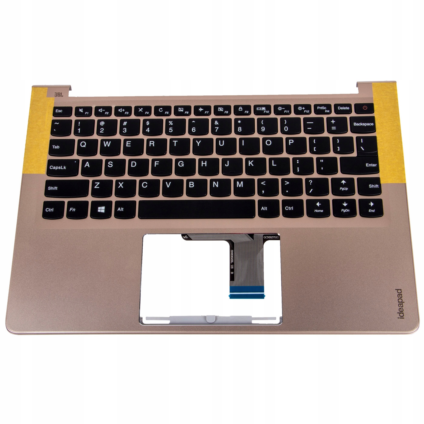 Palmrest klávesnice qwerty Lenovo IdeaPad 710s 13IKB zlatá, nový, originální