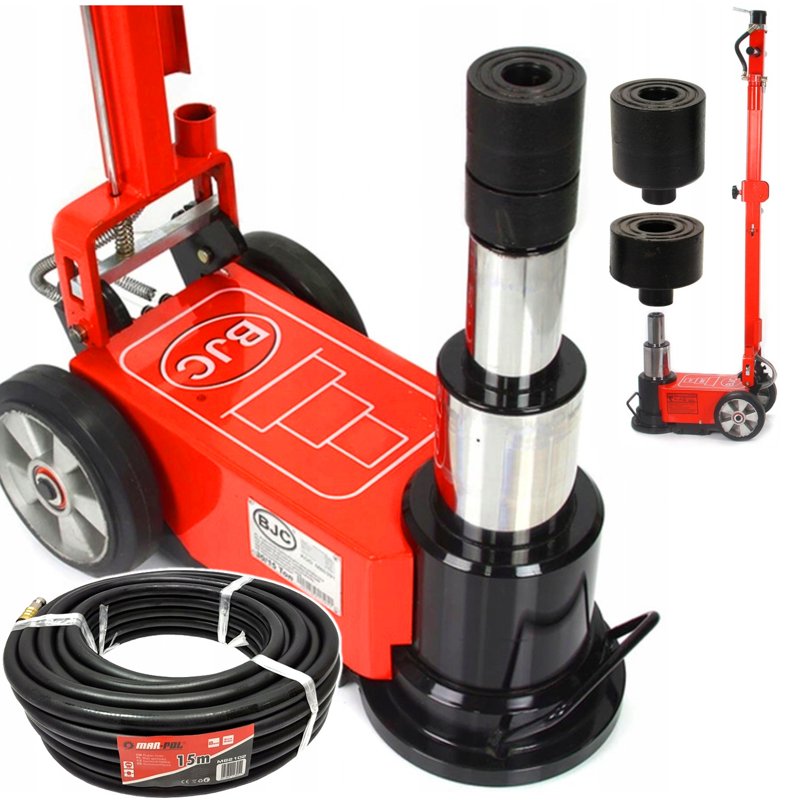 

Podnośnik Hydrauliczny Pneumatyczny 50T Tir Wąż