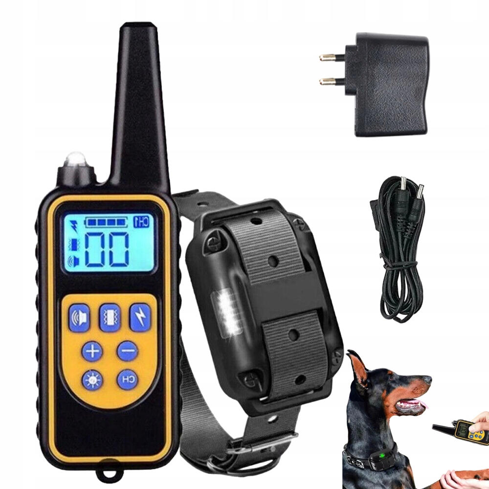 Elektrický Výcvikový Obojek Pro Psa Pro Trénink Výcviku, Účinný Dálkové Ovládání