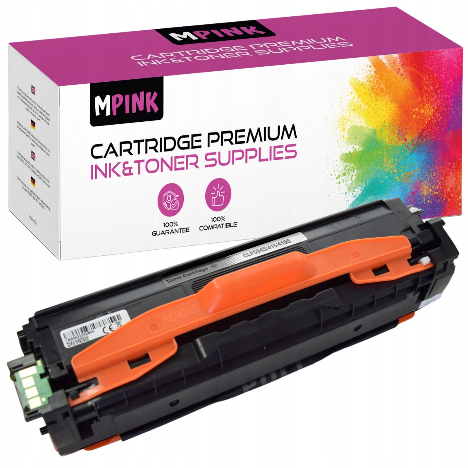 Toner Pro Samsung C1800 C1860Series CLX-4195 4100 CLP-410 Black CLT-K504S