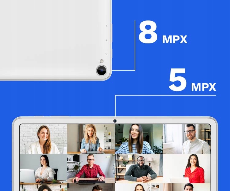 Tablet LTE 4G 10 Cali 8/128 GB 6200mAh GPS SIM BT Komunikacja Bluetooth Wi-Fi