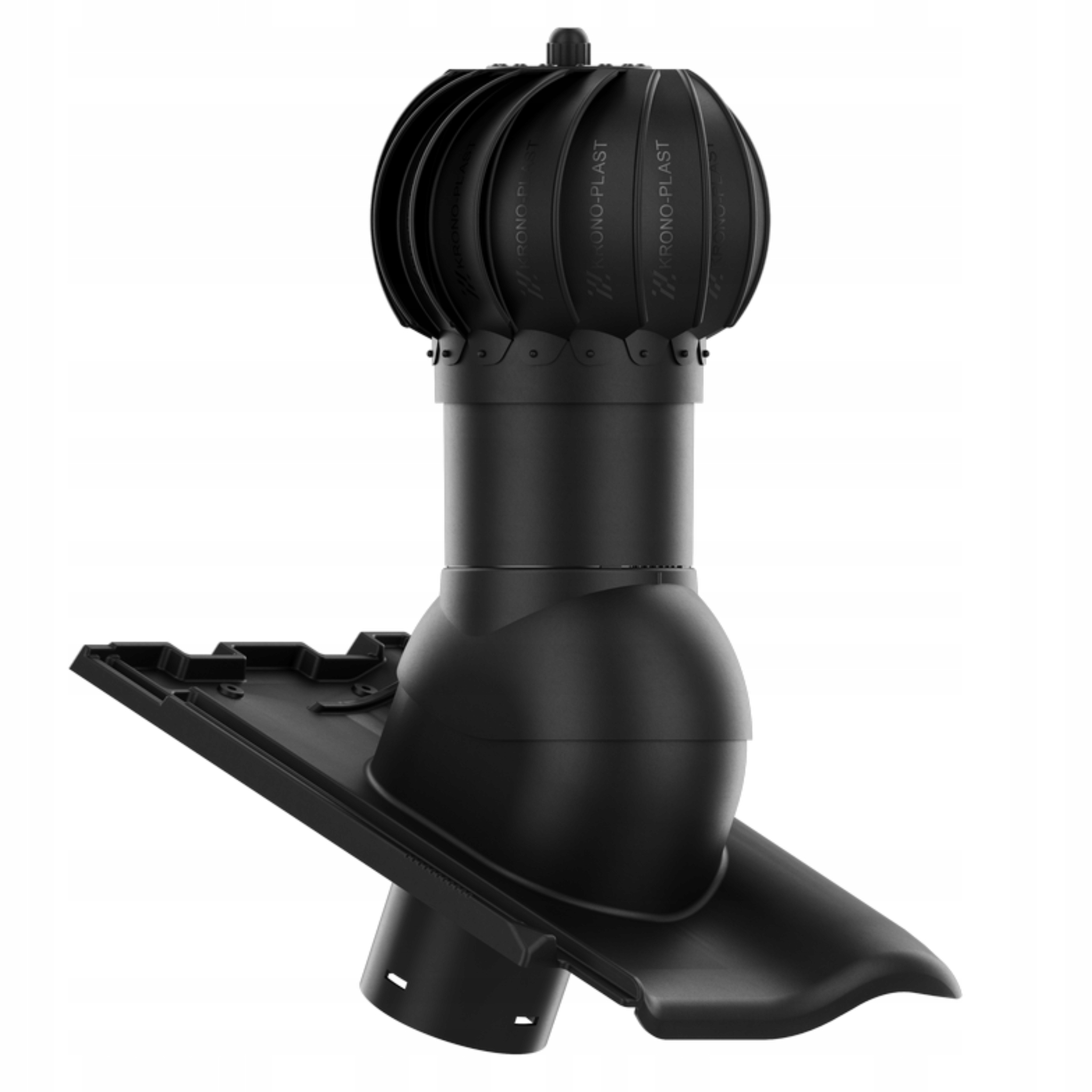 Větrací komín Otočný kulatý fi125 Nelskamp Nibra F8,5 Černý