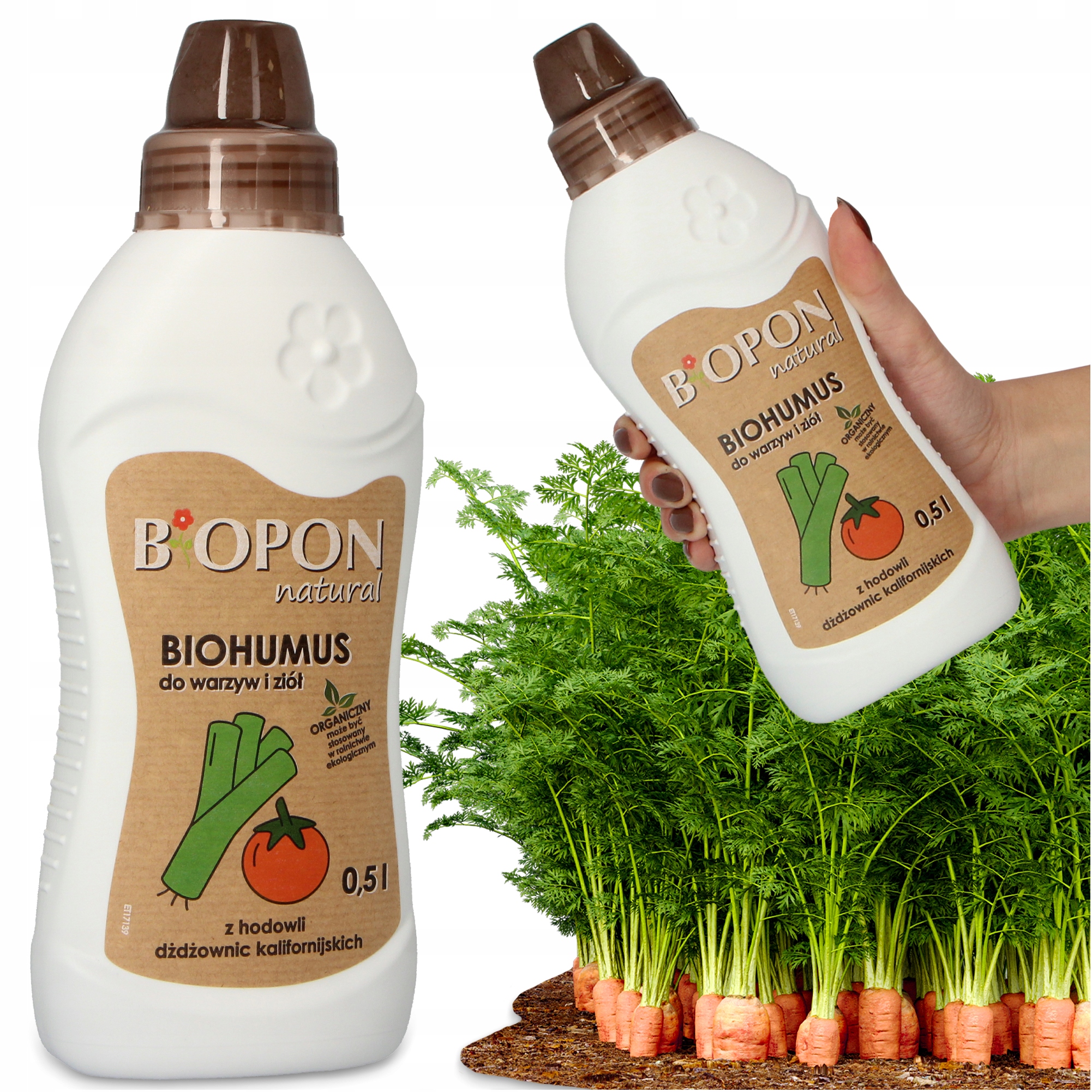 

Biohumus Nawóz Warzyw Ziół Roślin Naturalny 0,5l