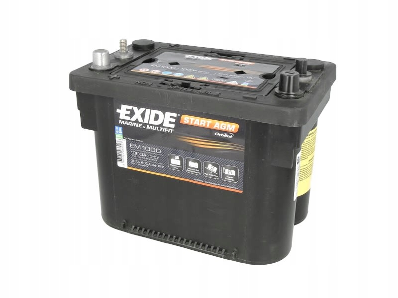 585EM1000 - Акумулятор EXIDE 12V 50Ah / 800A MARINE / RV L+