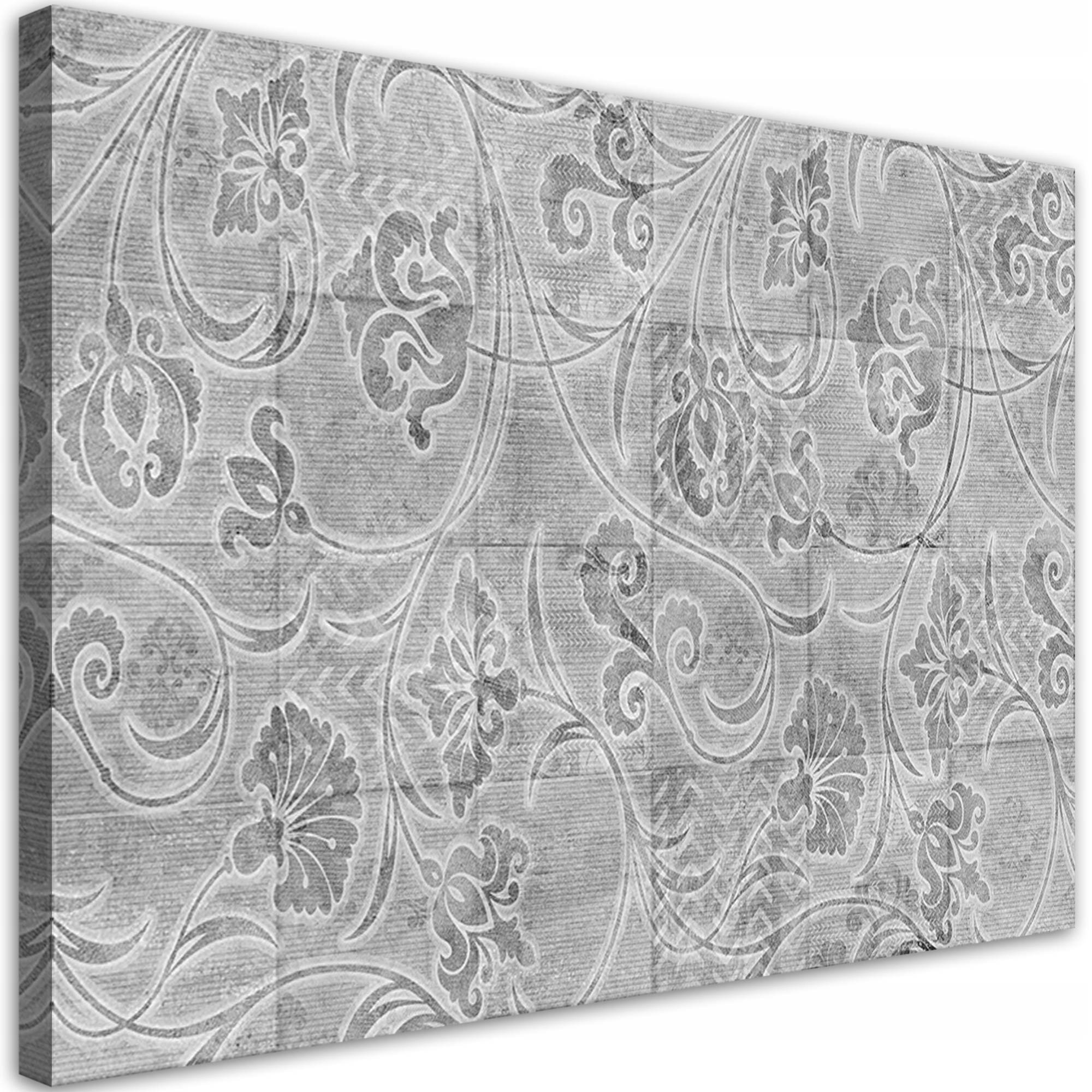 Obraz na plátne, Šedé dlaždice 120x80