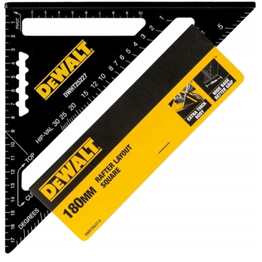 

DeWALT Kątownik Stolarski Ciesielski 180mm 25227