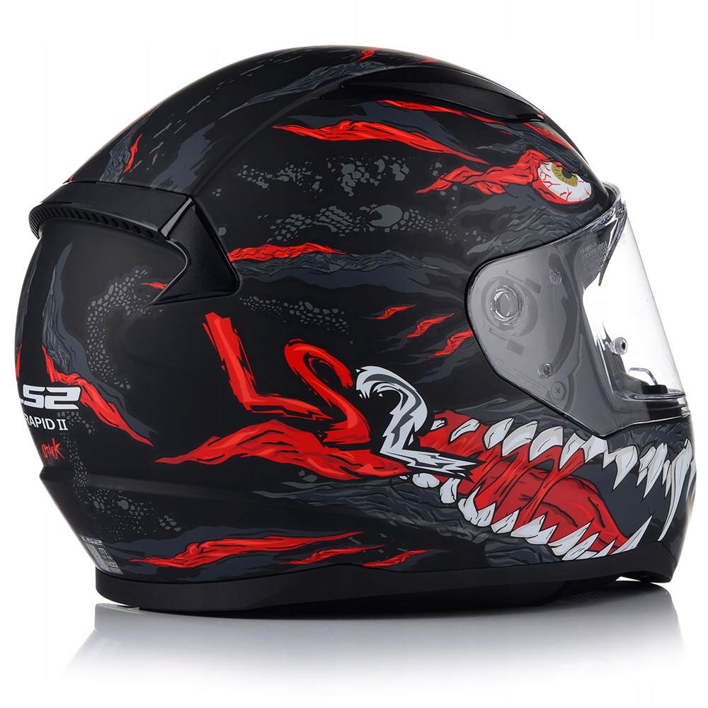 KASK MOTOCYKLOWY LS2 FF353 RAPID II KAIJU MATOWY SYSTEM PINLOCK ECER 22.06 Typ Integralne / Pełne