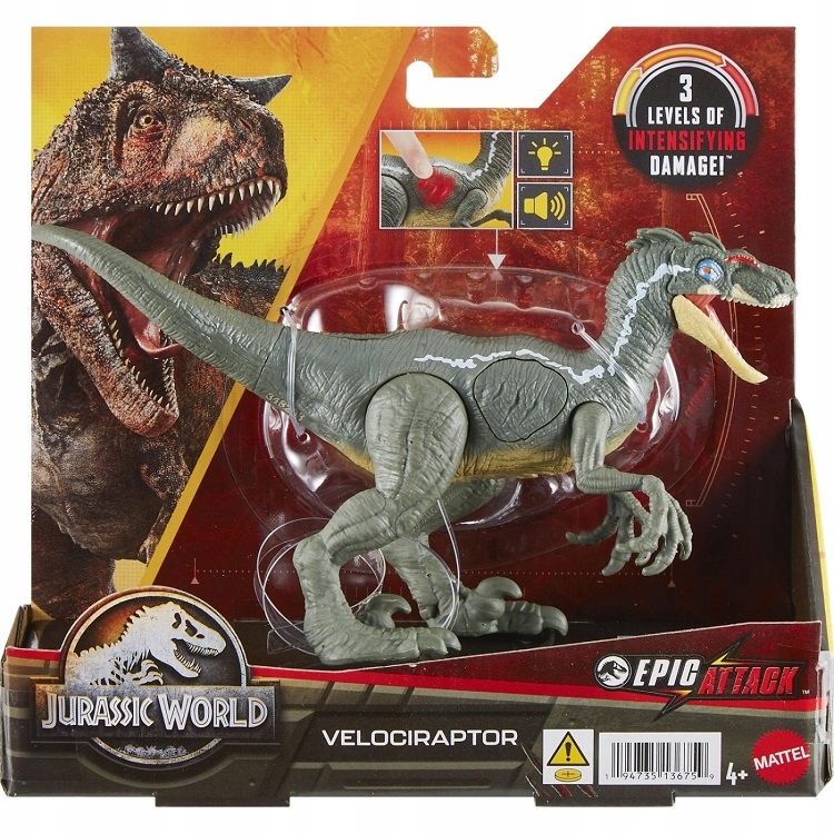 

Jurassic World Figurka Velociraptor Dźwięk HNC11