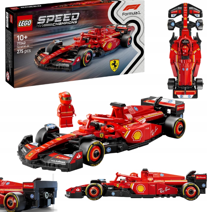 Klocki Lego Speed Championship 77242 Bolid Formuły F1 Ferrari SF-24 Formuła