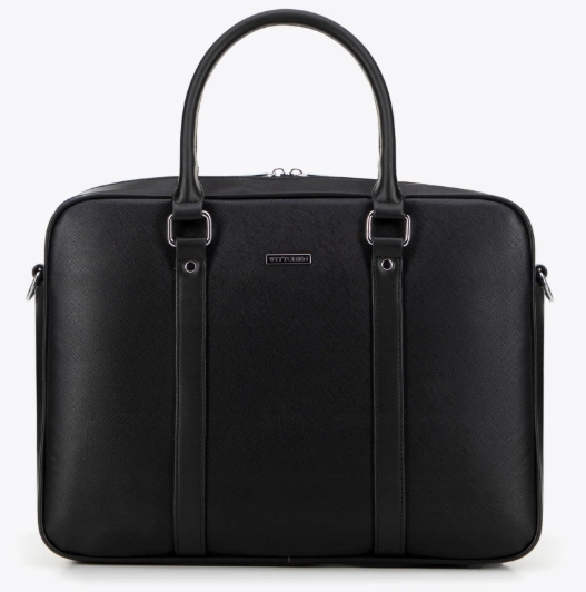 Torba Wittchen Biznesowa Laptop 15'6 Skóra Ekologiczna 99-3P-002 -1 Czarna