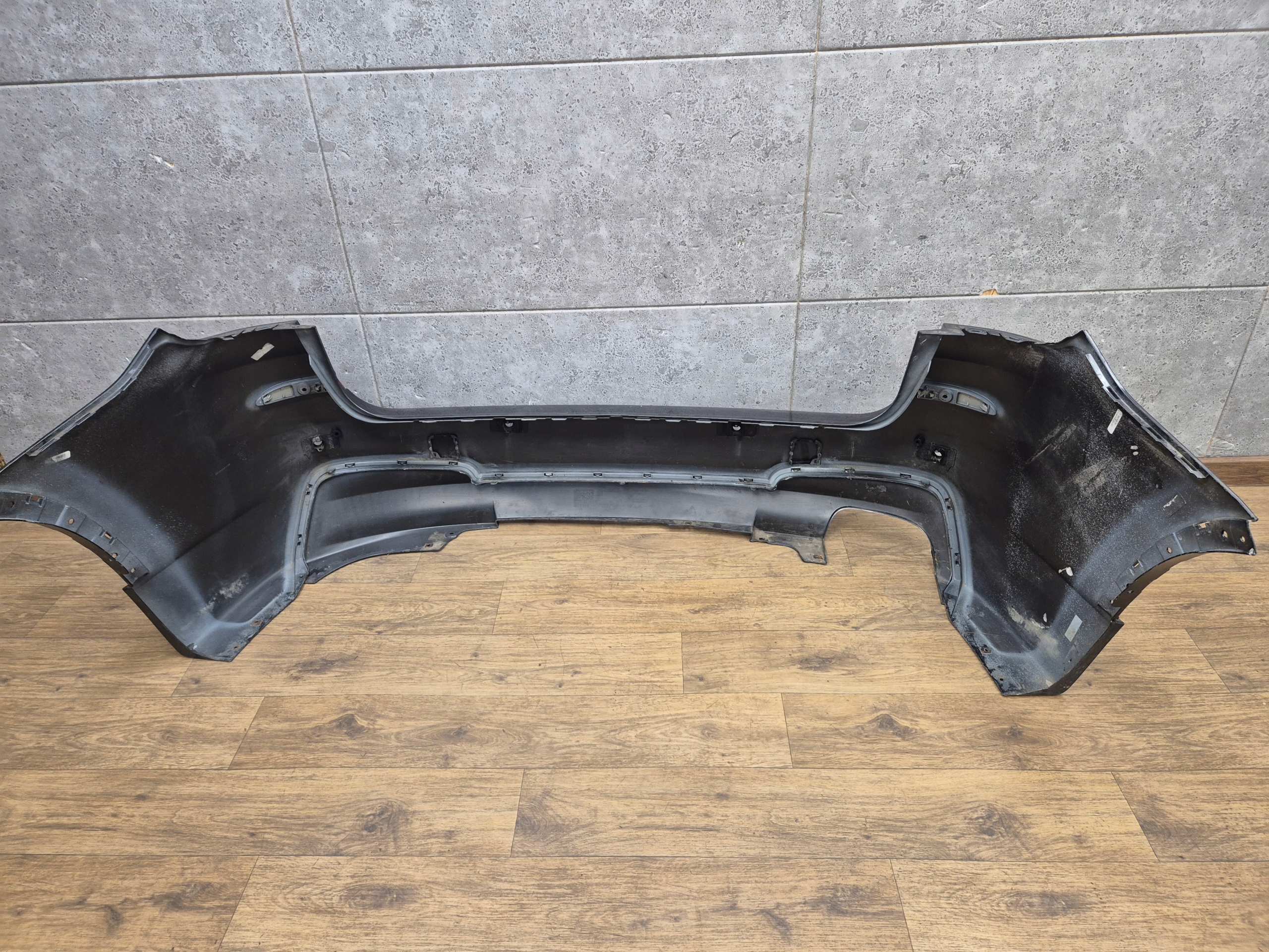 BMW X3 F25 bumper rear part rear m-packet diffuser complete 416 CARBONSCHWARZ