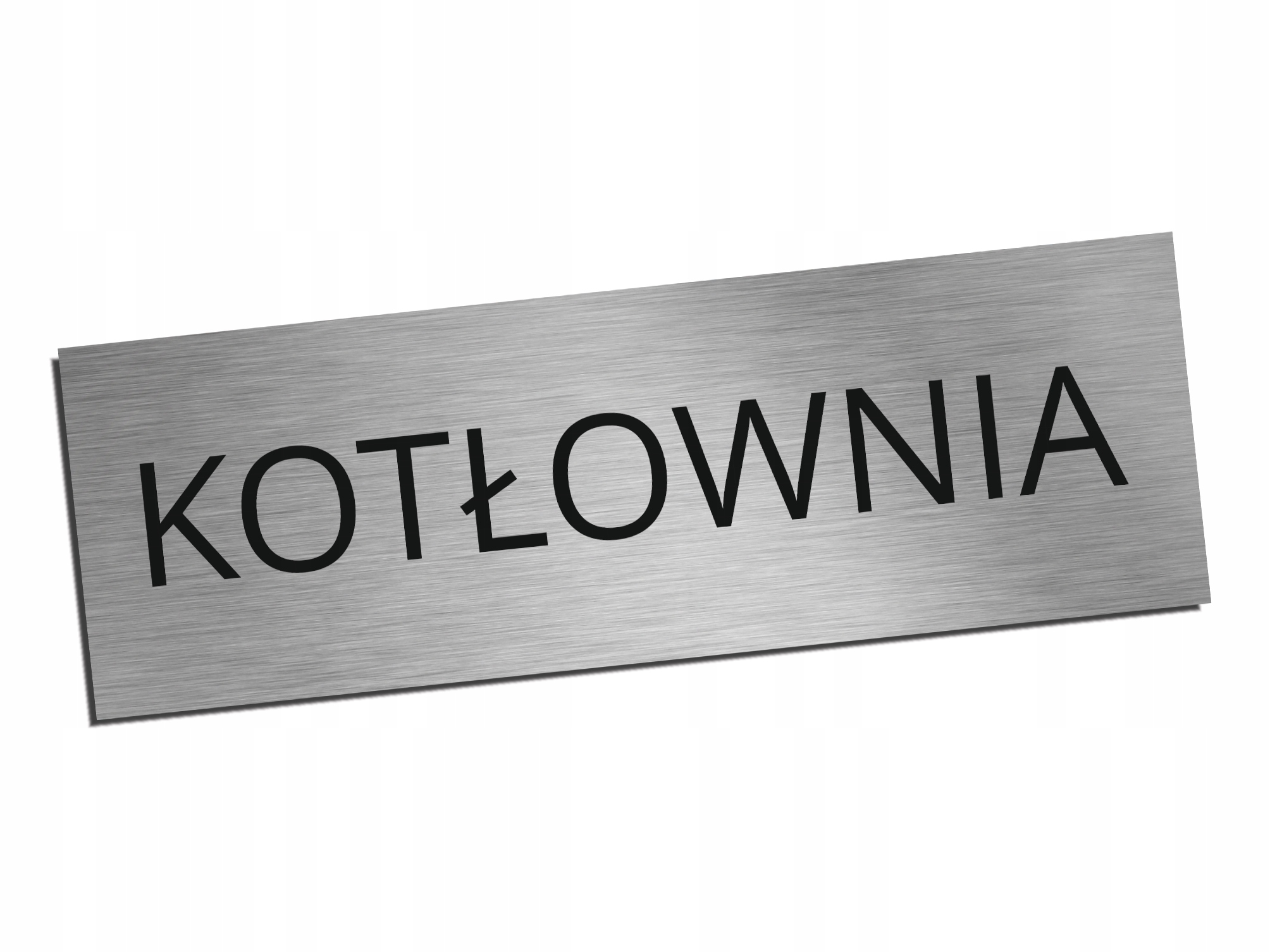 Tabliczka na drzwi KOTŁOWNIA 6,5x20cm