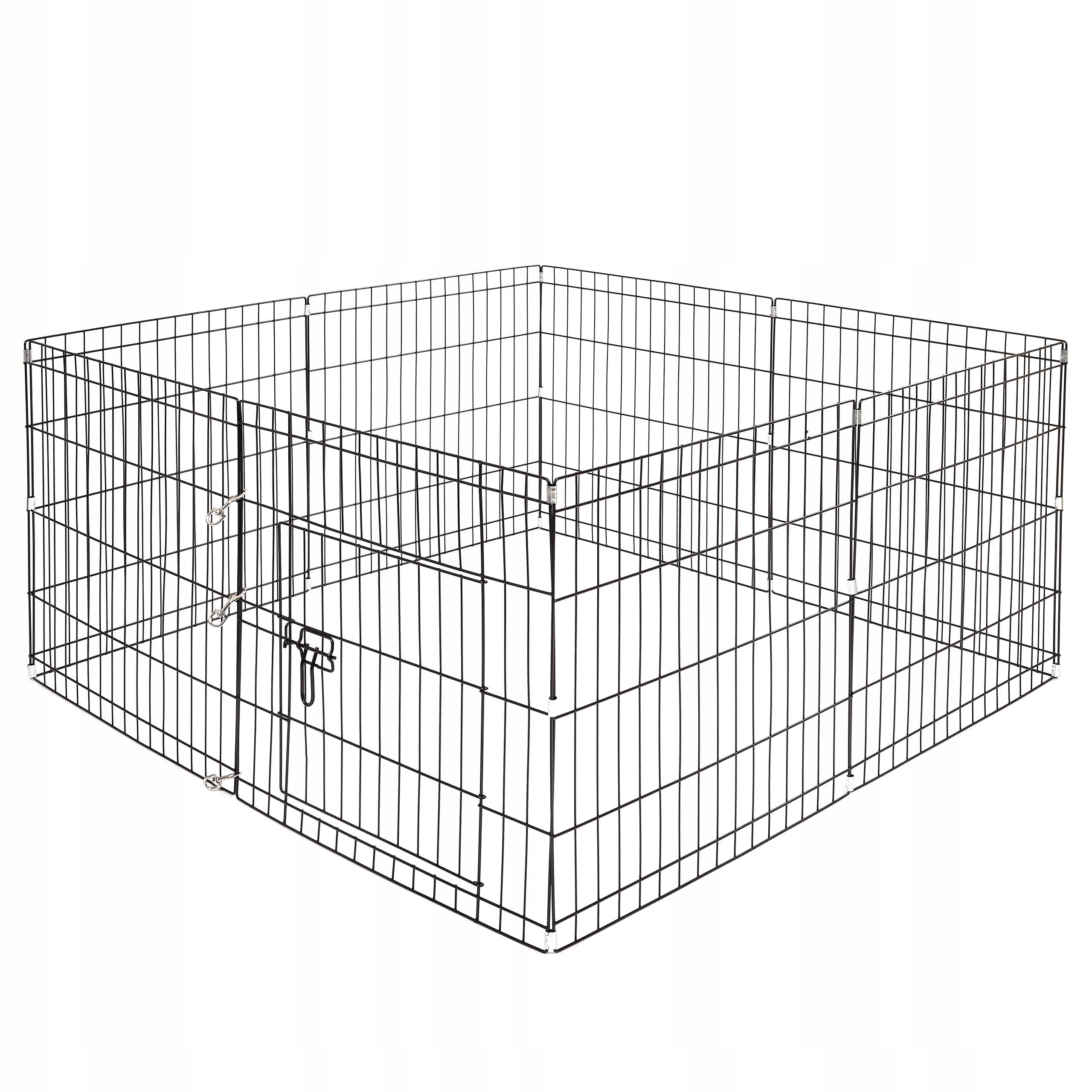 Kotec pro psa Happet 8 panelů S light 61x61 cm s prahem