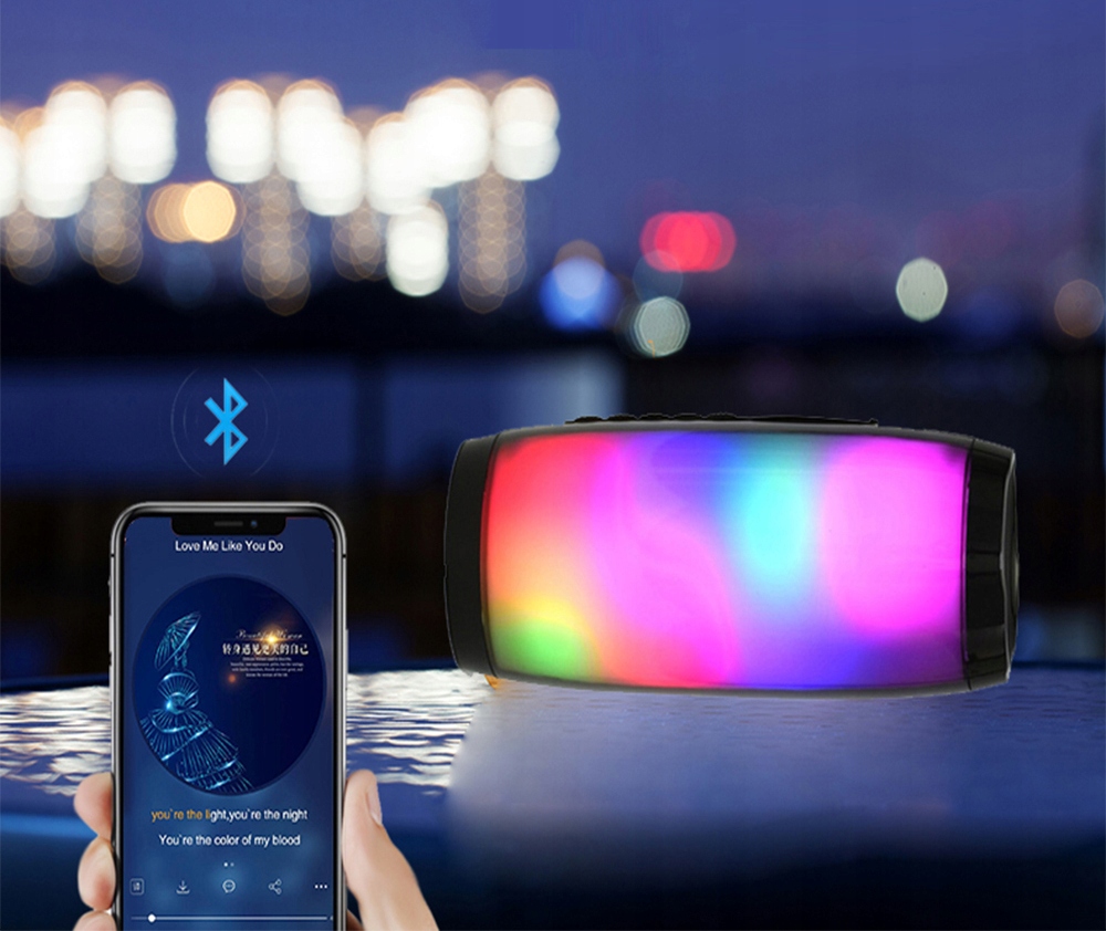 Głośnik bezprzewodowy BLUETOOTH BOOMBOX LED RADIO Model inny