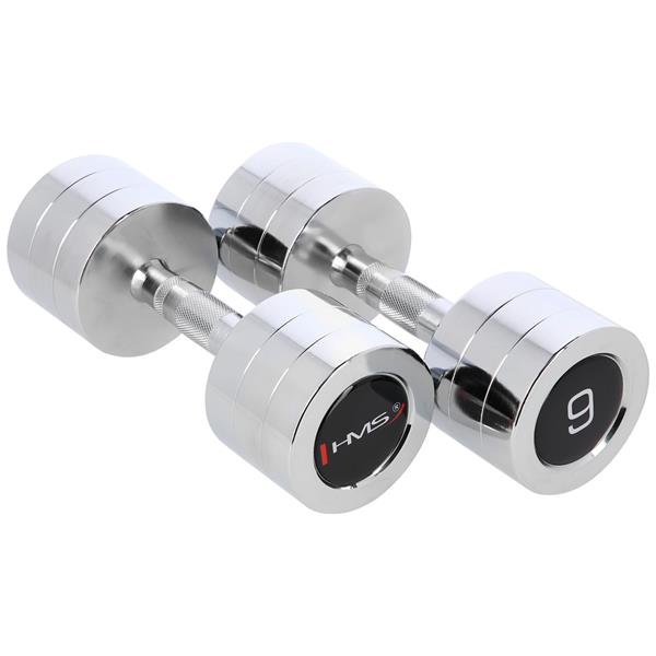 

Hantle fitness W Zestawie 2x9kg Chromowane Ładne