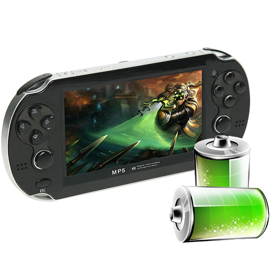 MINI KONSOLA RETRO X7 PRZENOŚNA 6800 GIER DO TV Z EKRANEM 4.3'' 8GB
