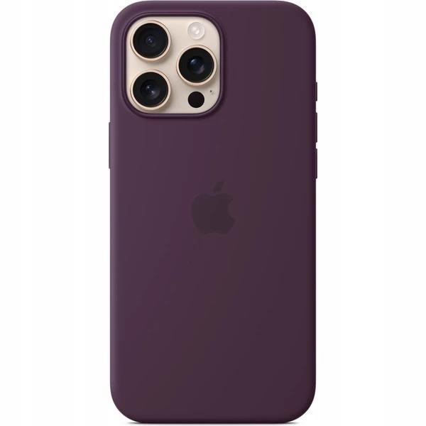 Apple silikónové puzdro s MagSafe pre Apple iPhone 16 Pro Max Plum…