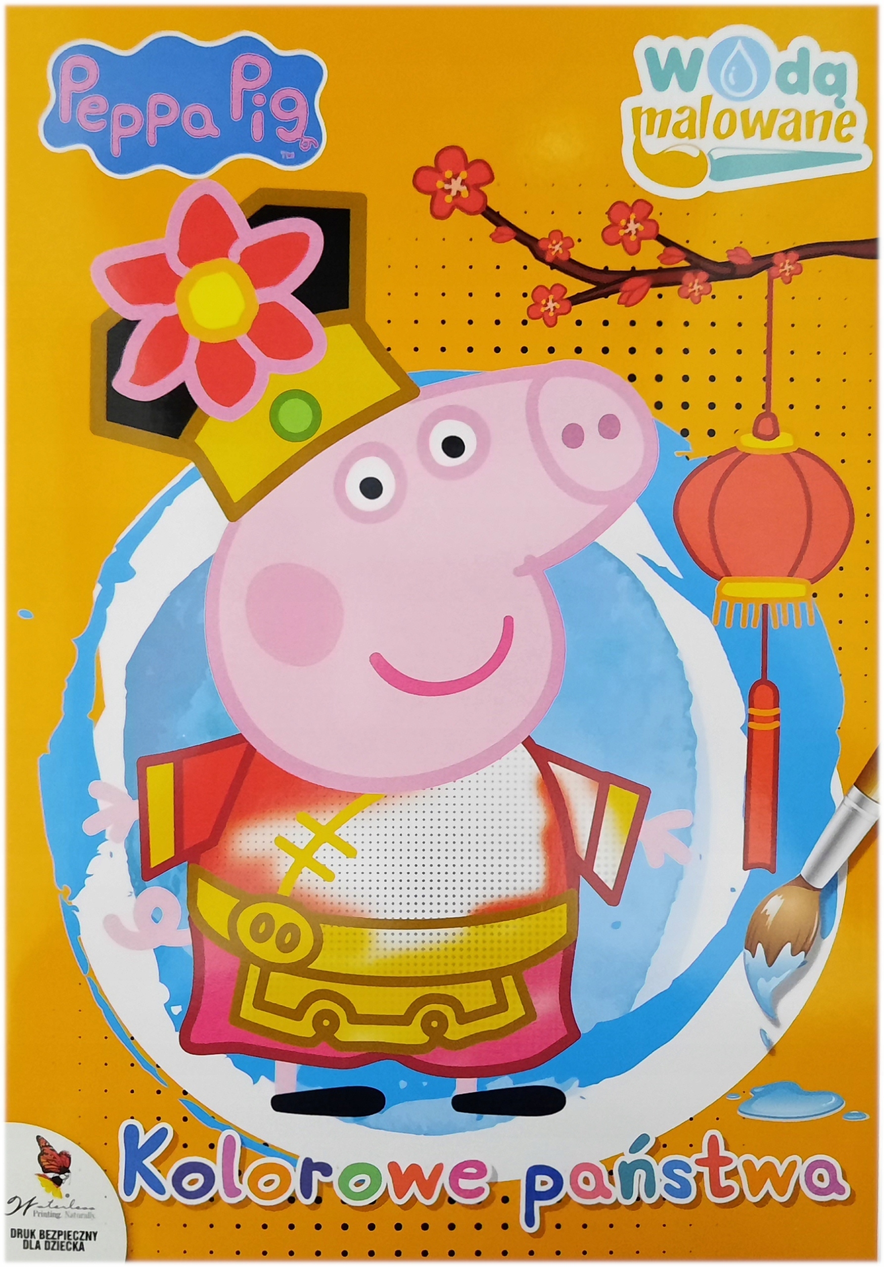 

Świnka Peppa Pig Wodą malowane Kolorowe Państwa