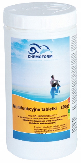 

1kg Tabletki Multifunkcyjne 6w1 20g Chlor Basen