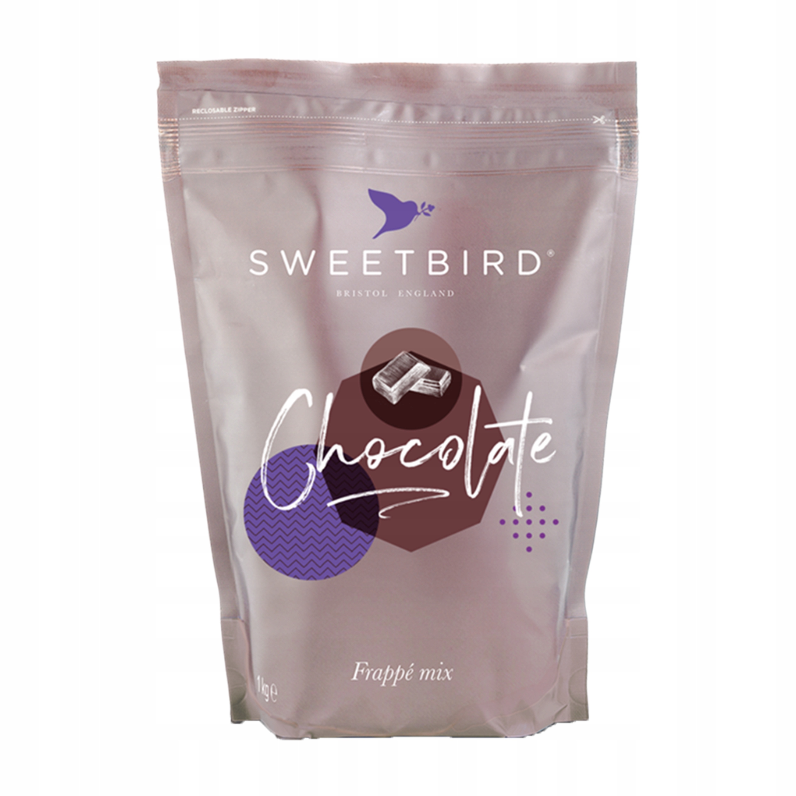 Levně Sweetbird Chocolate Frappe Mix 1 kg – skutečně čokoládový nápoj na léto!