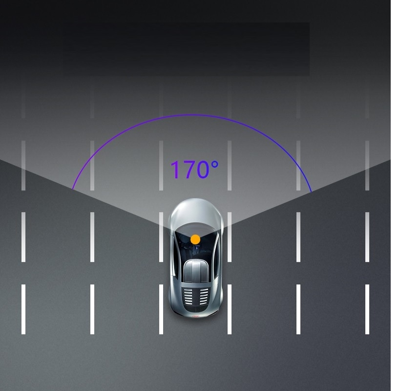 VIDEO REJESTRATOR KAMERA Samochodowa cofania Color black