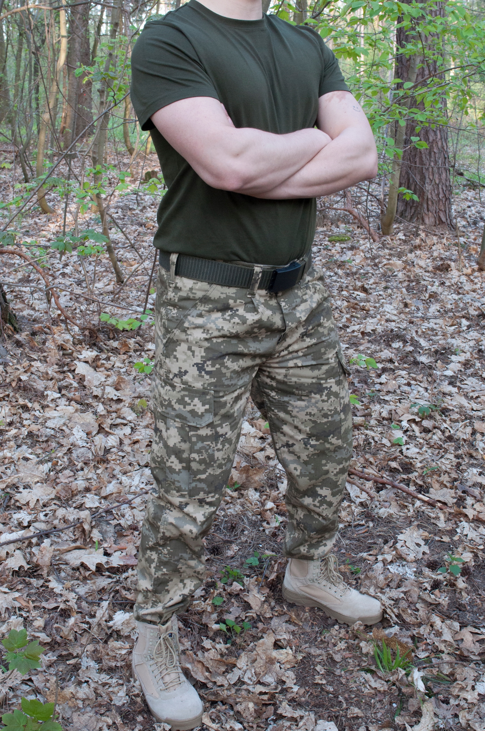 SPODNIE WOJSKOWE MORO MM14 RIP-STOP MOCNE M Kolor wielokolorowy