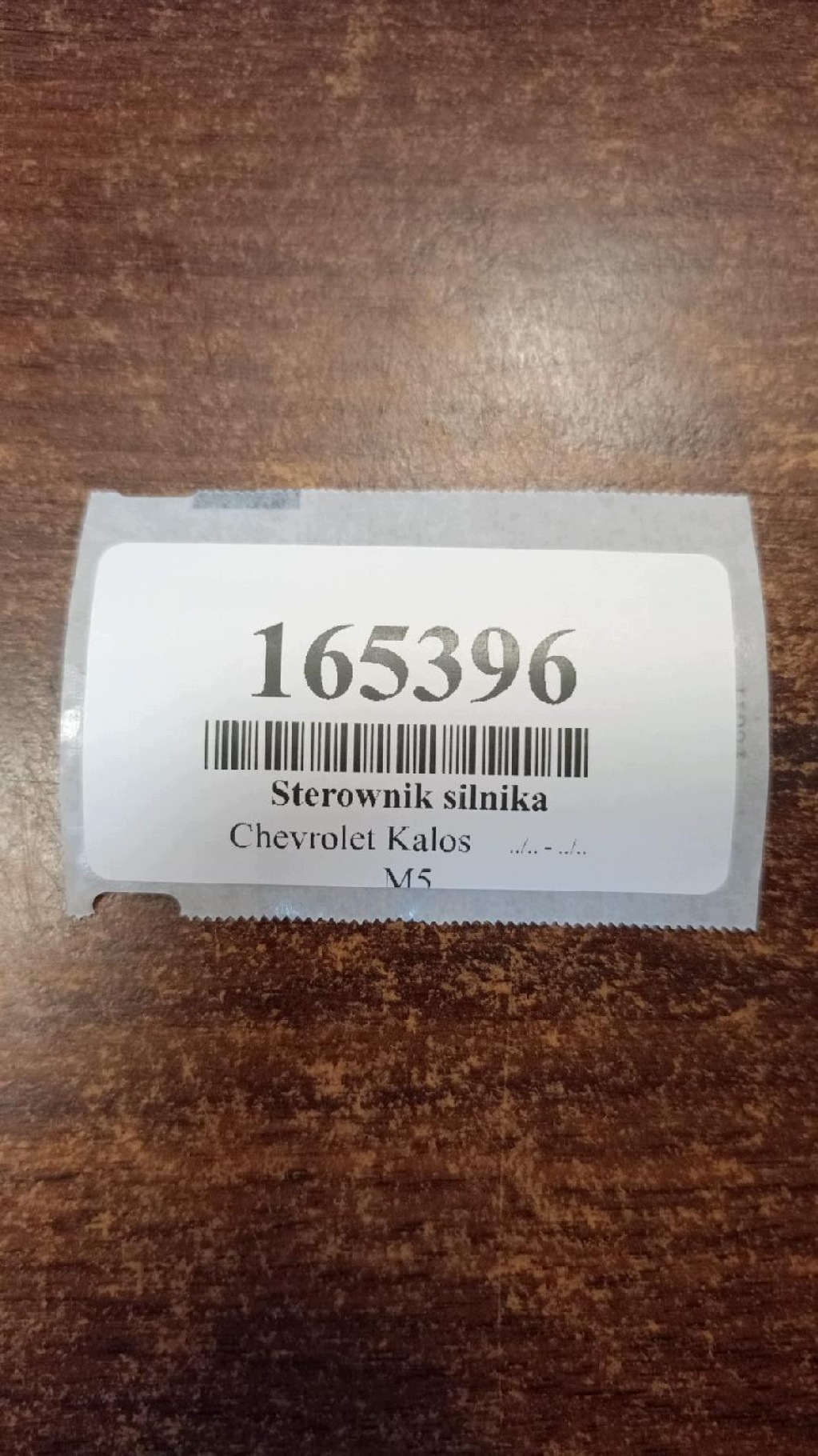 CHEVROLET KALOS kompjuter računalo motora 96394312