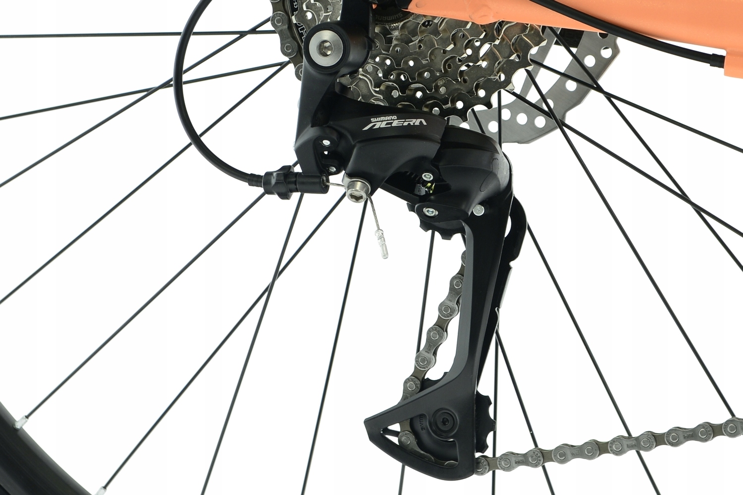 Rower Gravel/FITNESS Kands 28 PURE r55 cm pomarańcz Acera w super cenie!!