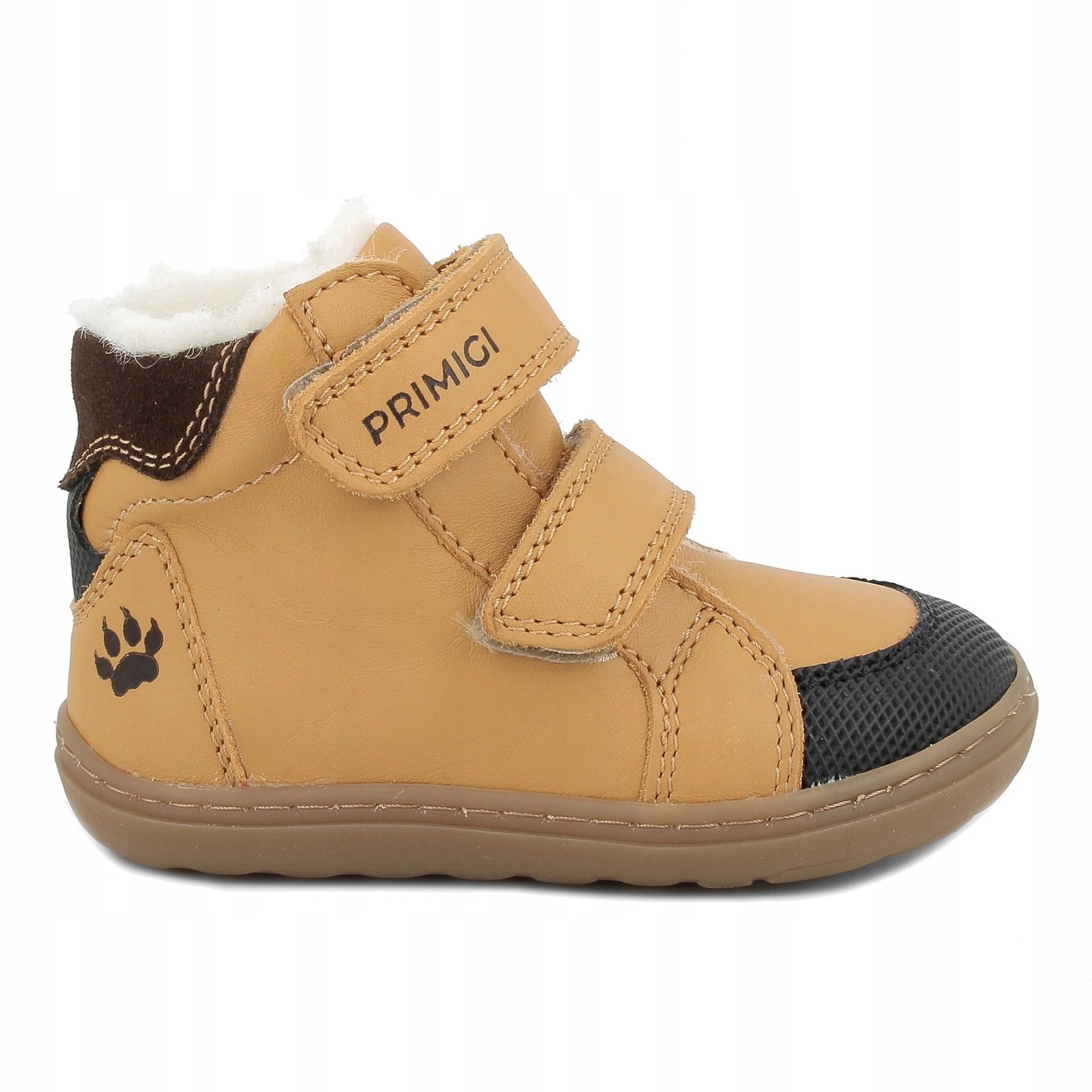 Buty barefoot ocieplane dziecięce Primigi P&h Wind Winter Senape/Nero 26