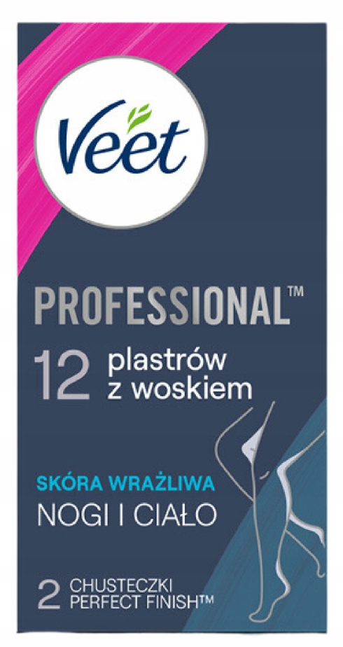 Veet 40 ks depilačních pásků pro citlivou pleť