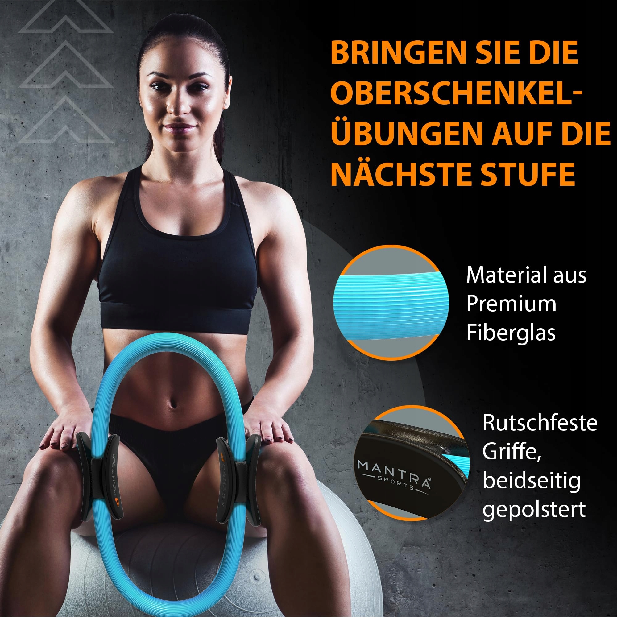 Pilates Ring Trening Miednicy Dla Kobiet i Mężczyzn Domowy Trening — miniatura 5