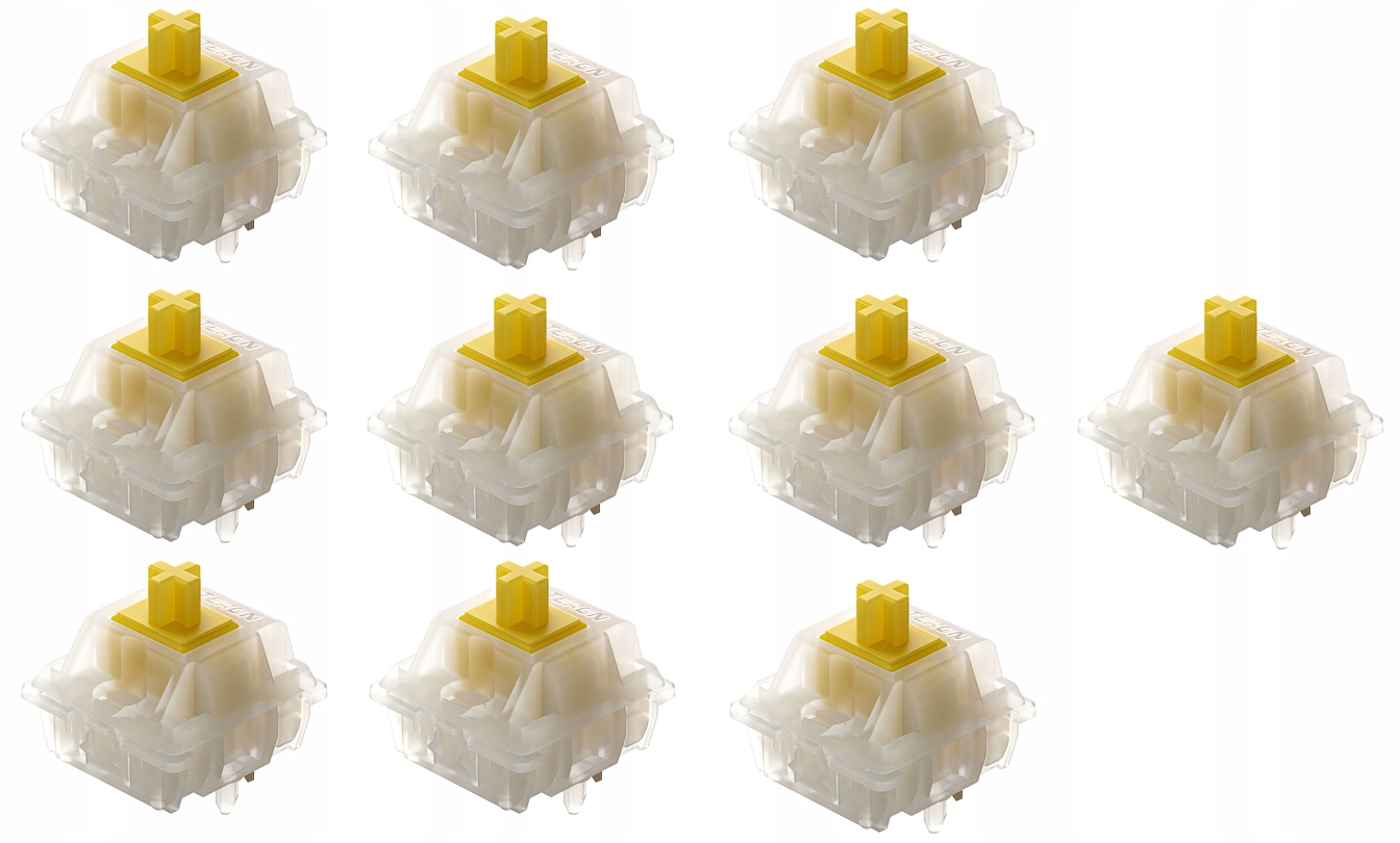 

Gateron Milky Pro Yellow Switch Przełączniki 10x