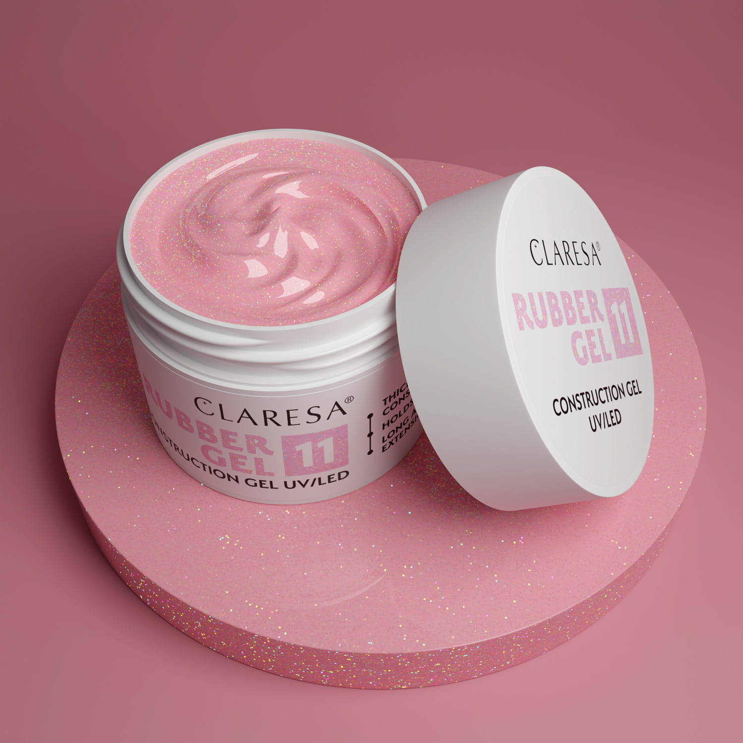 Stavební Gel Claresa Rubber 11 90 g