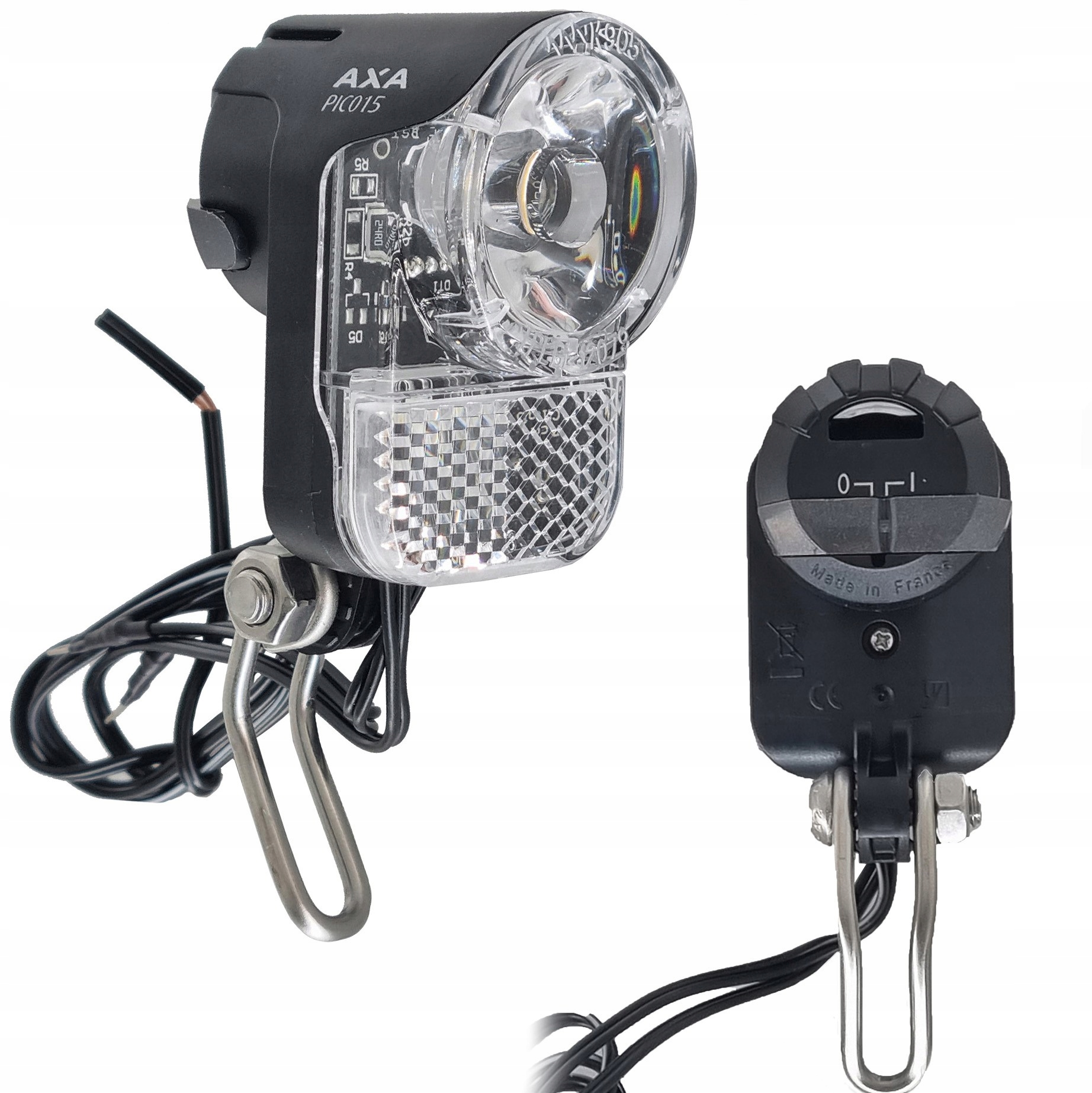 

Lampa przód Dynamo Axa Pico 15 Switch on/off Led