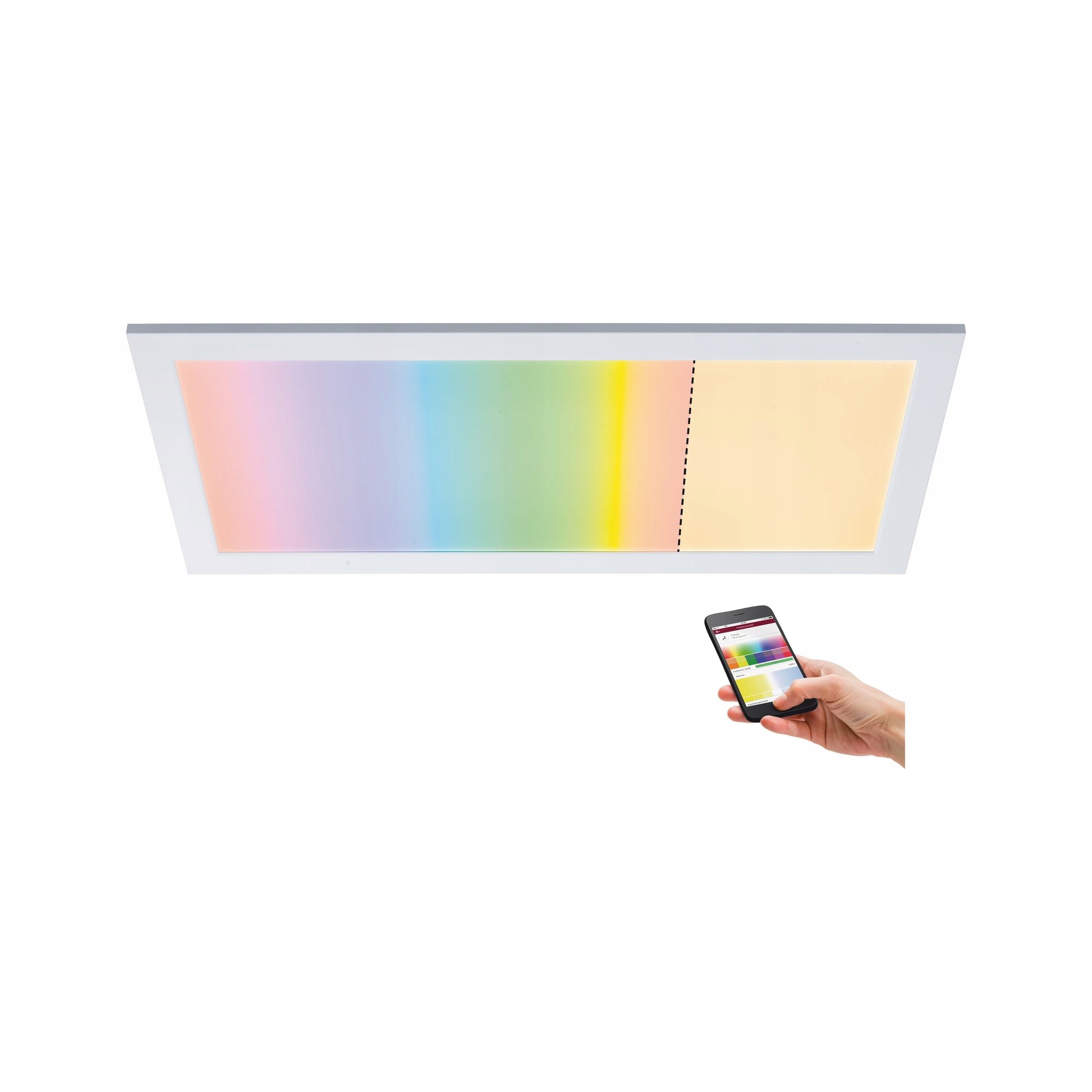 Paulmann Panel 59x29 Zigbee AMARIS LED RGBW DIM 22W biały mat