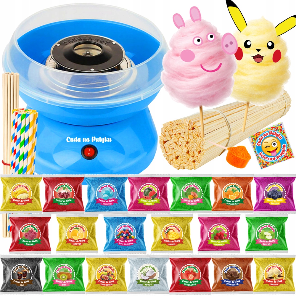 Stroj na cukrovou vatu Cukr Barevný chuťový stroj Domácí strojek