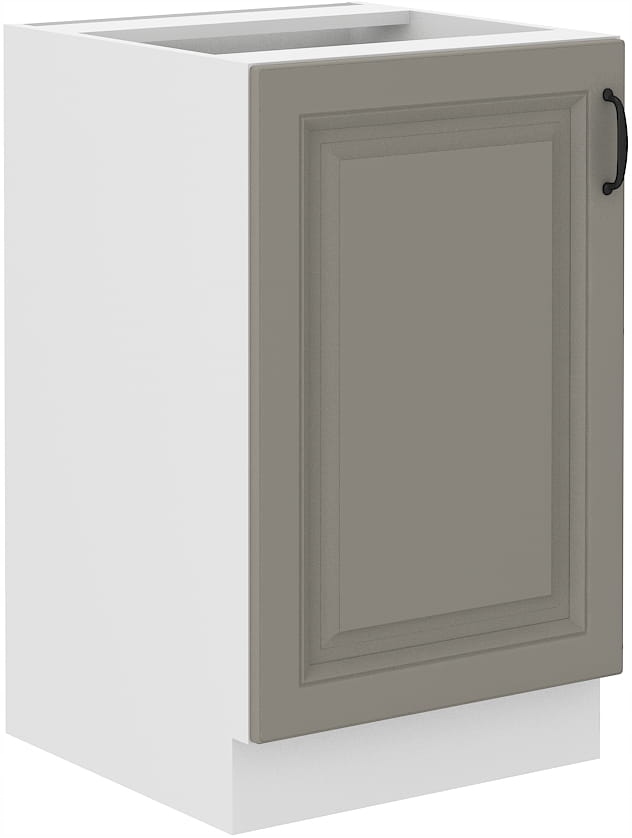 Kuchyňská Skříňka Stilo 50 CM Pod Dřez Šedá Bílá