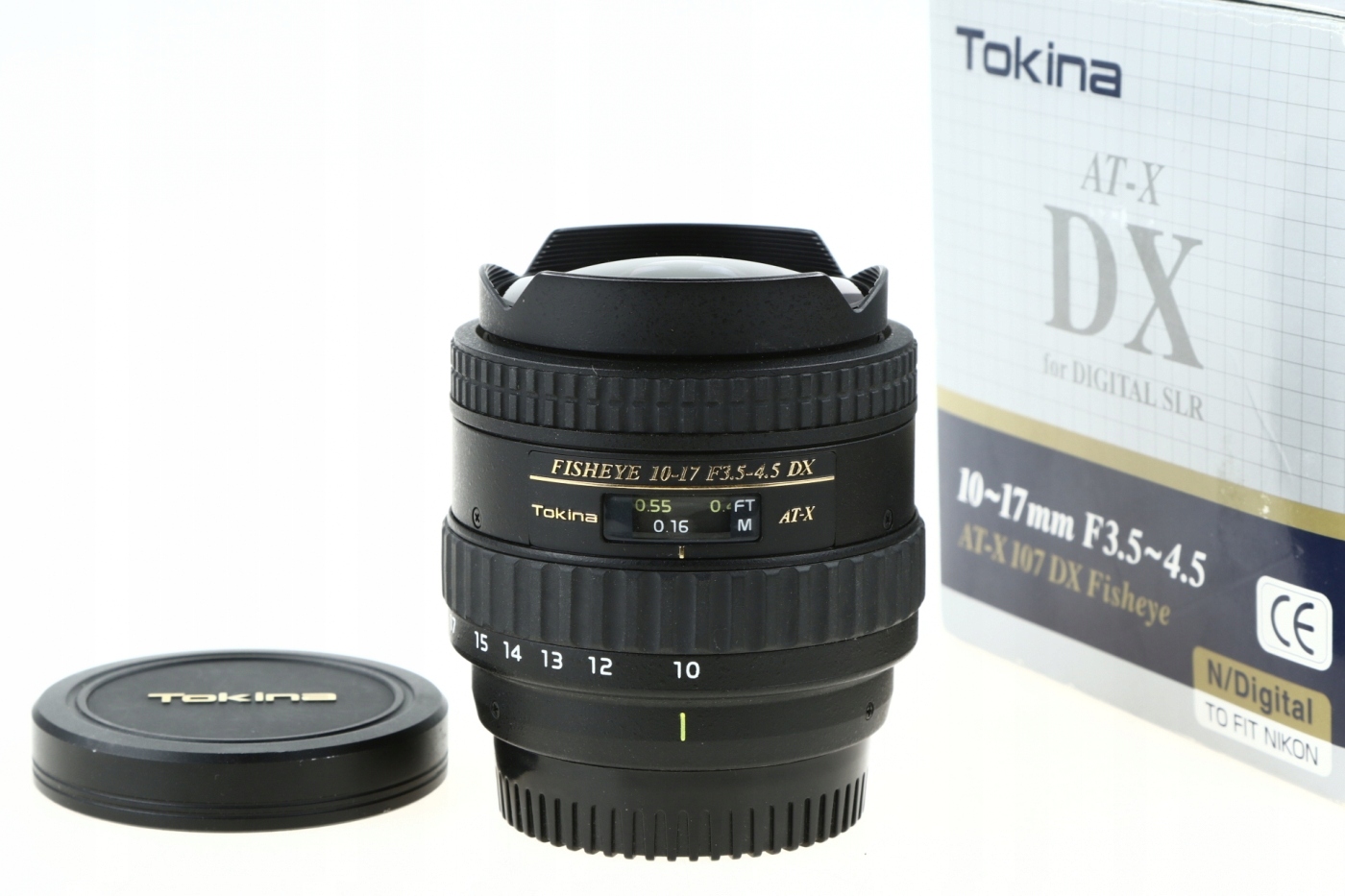 Tokina AT-X 狭く 107 DX Fish Eye Nikon Fマウント