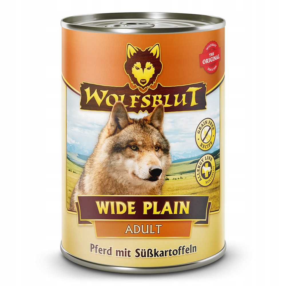 Wolfsblut Wide Plain puszki 6x395g konina