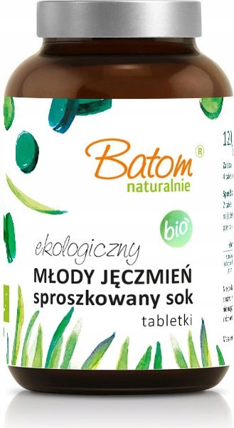 Levně Mladý ječmen Bio práškový džus 120 g (240 tablet) Batom