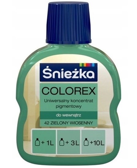 

Colorex Śnieżka Pigment Do Farb 100ml Zielony Wio.