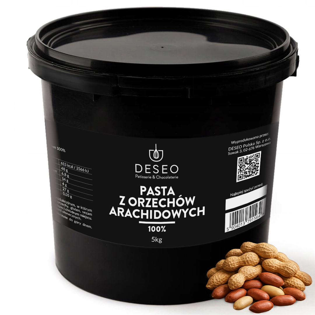 Pasta z arašídů 5 kg Arašídová Pasta 100% Deseo