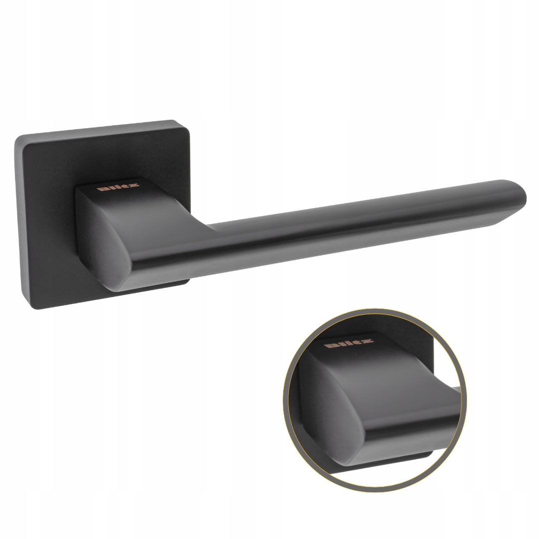 KLAMKA DO DRZWI WEWNĘTRZNYCH TALC CZARNY MAT Kod producenta BTACZQ