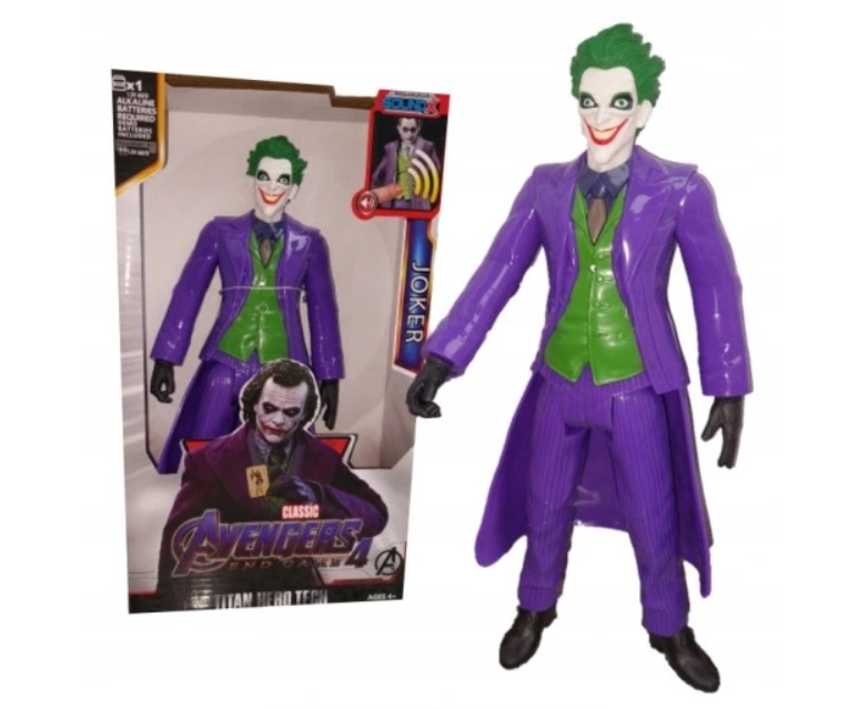 FIGURKA AVENGERS JOKER RUCHOMA DŹWIĘK 30 cm