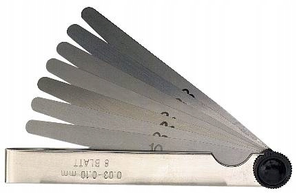 Szczelinomierz Płytkowy 0.03-0.1MM 8 Płytek Limit