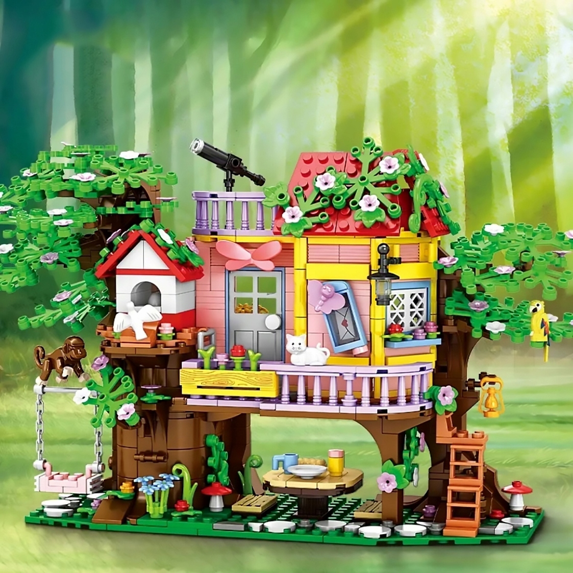 KLOCKI DOMEK NA DRZEWIE DOM PRZYJAŹNI Rodzaj zestaw