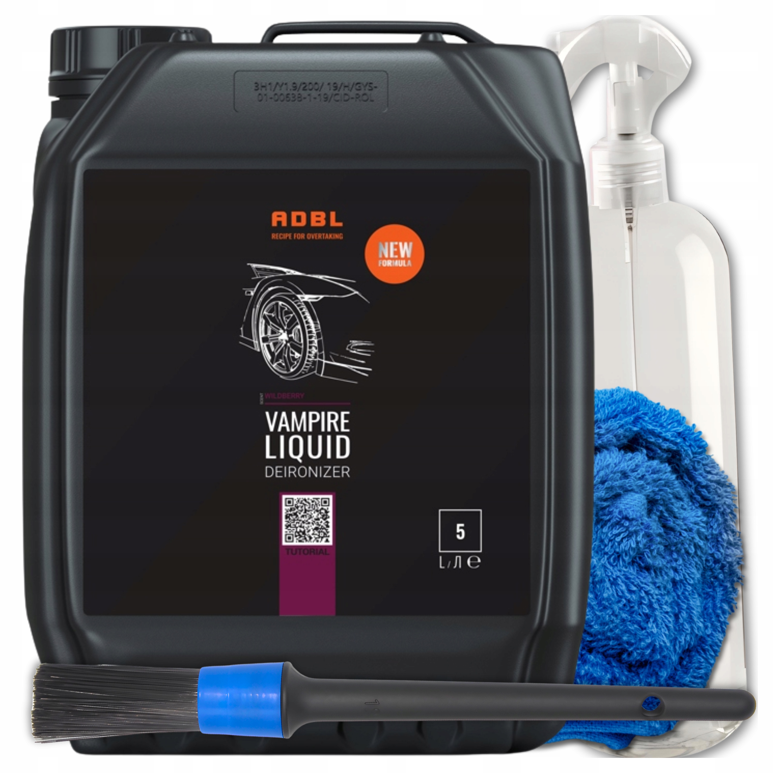 Adbl Vampire Liquid 5L čistiaci prostriedok na čistenie diskov automobilov od usadenín nečistôt