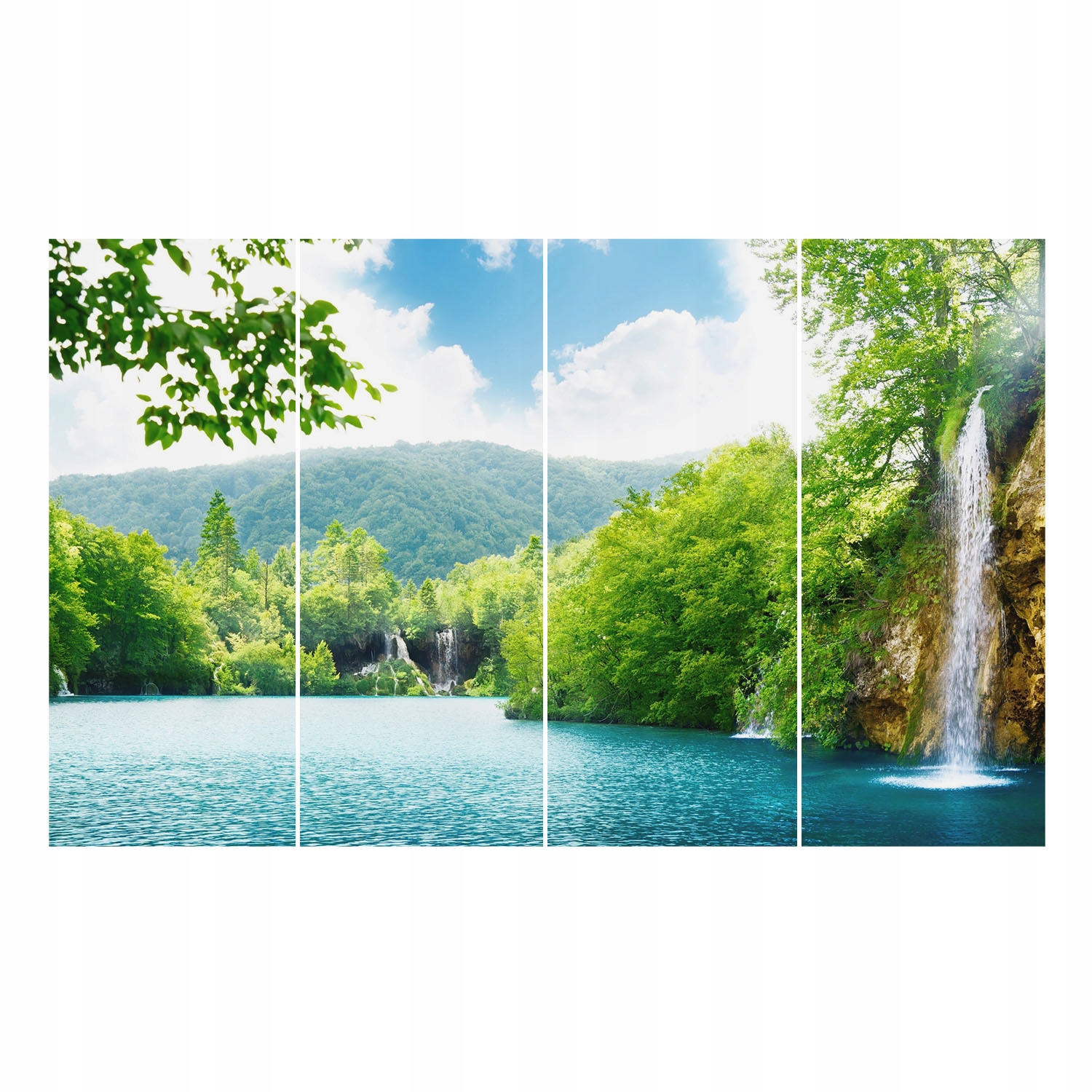 Fototapeta na stenu na vlies do izby Prírodný vodopád 416 x 254 cm