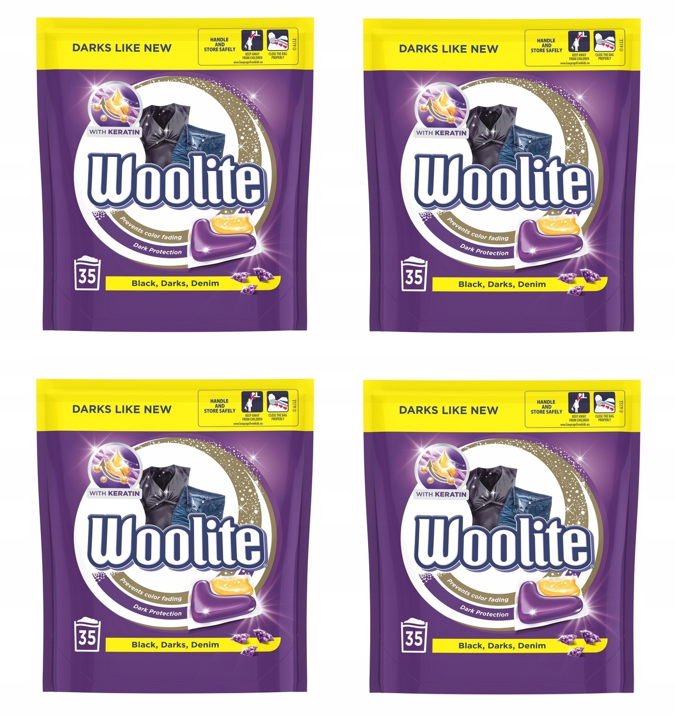 

4x Woolite Dark Kapsułki do Prania 35szt(140szt)